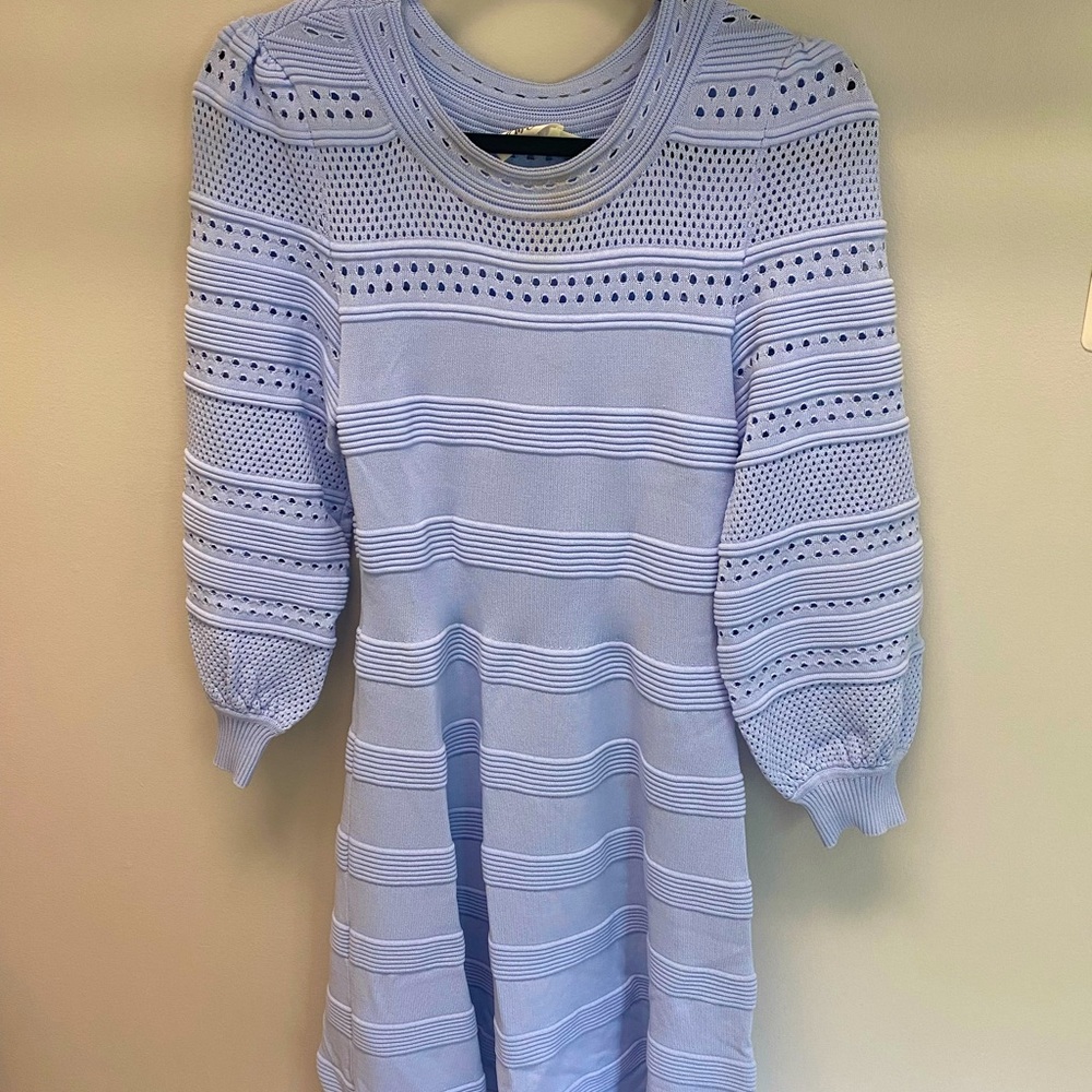 Never worn Eliza J blue cut out dress